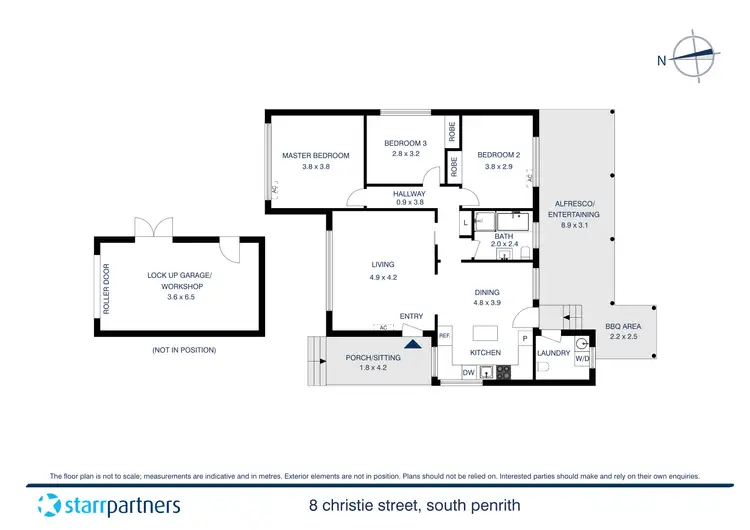 Floorplan of Homely house listing, 8 Christie Street, South Penrith NSW 2750