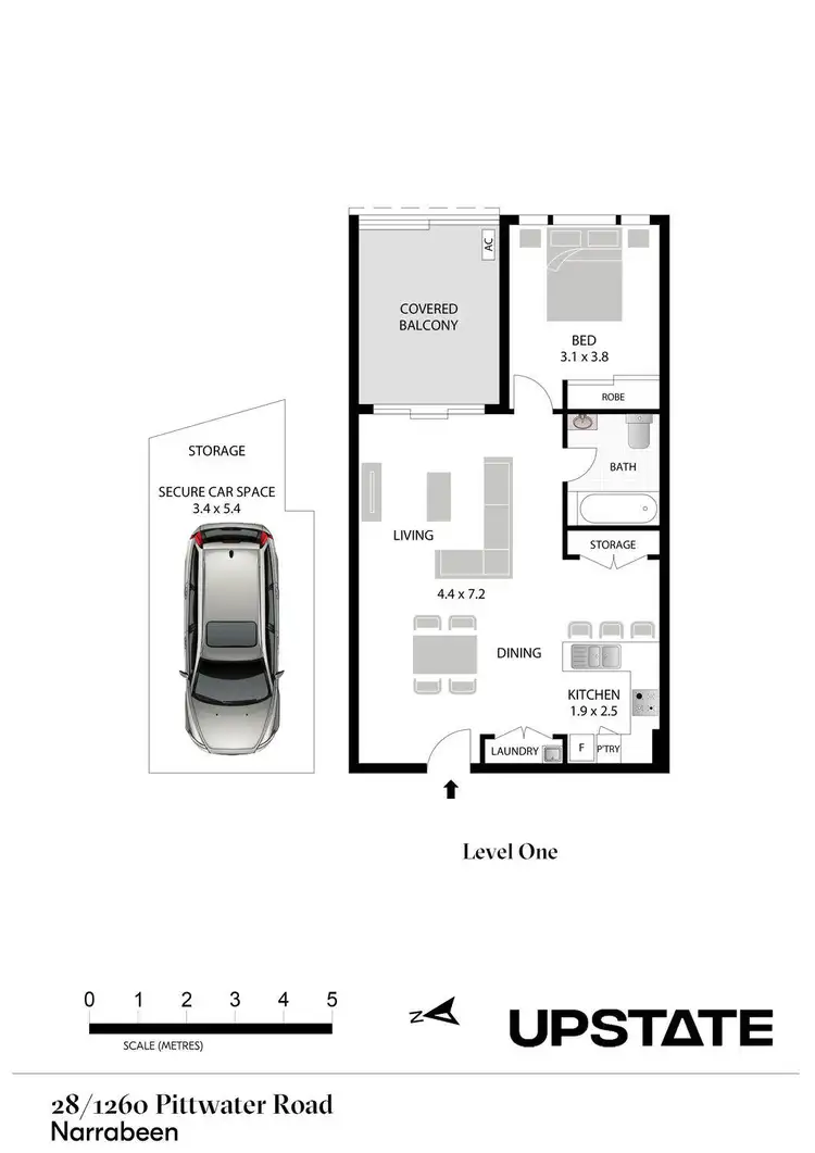 Floorplan of Homely apartment listing, 28/1260-1262 Pittwater Road, Narrabeen NSW 2101