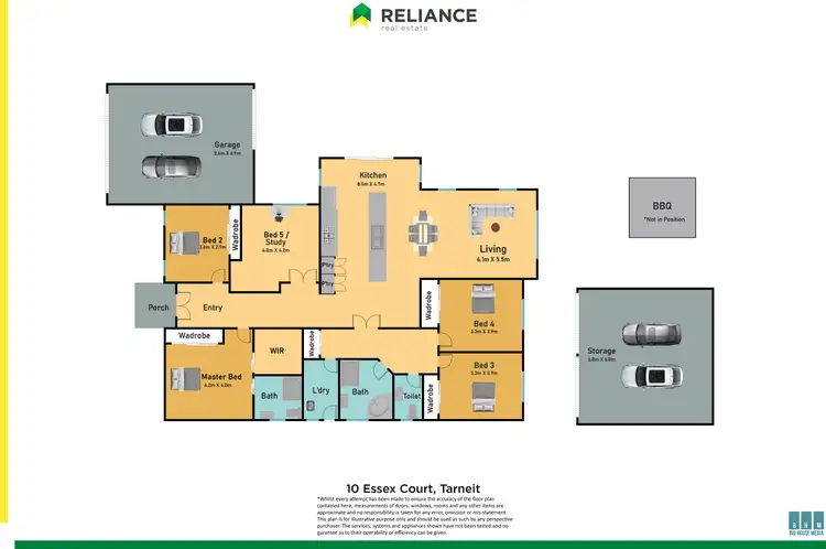 Floorplan of Homely house listing, 10 Essex Court, Tarneit VIC 3029