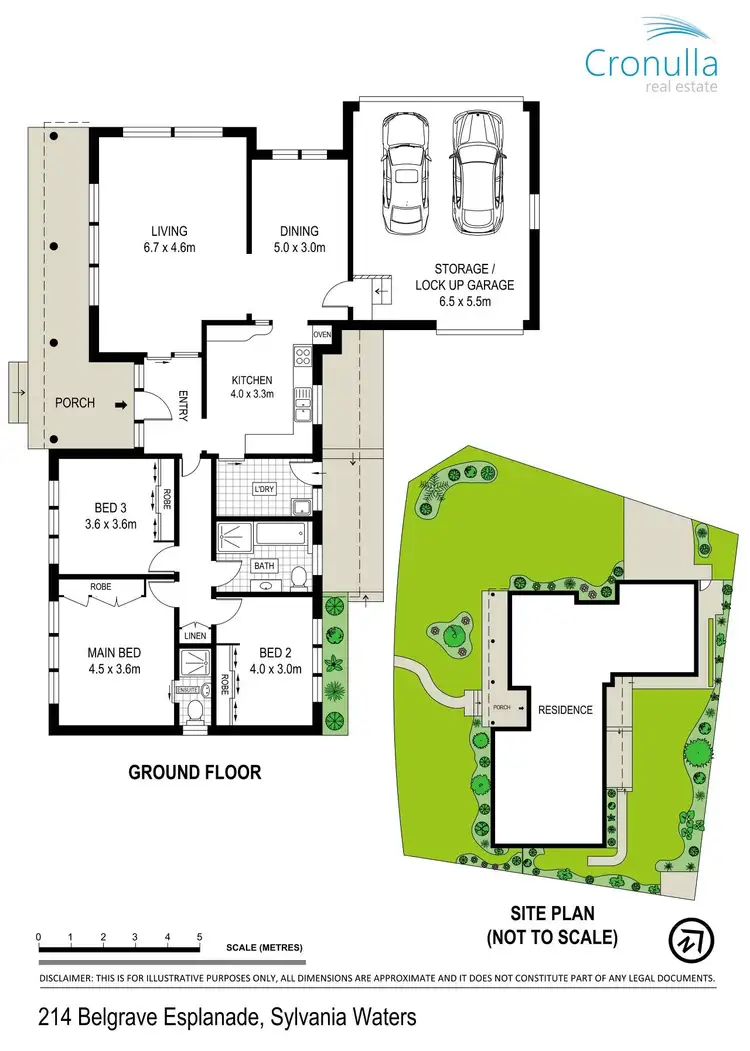 Floorplan of Homely house listing, 214 Belgrave Esplanade, Sylvania Waters NSW 2224