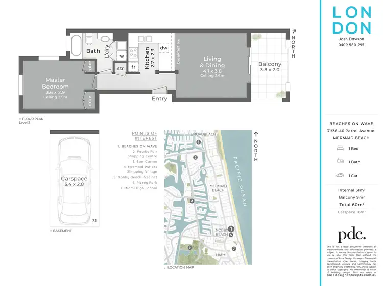Floorplan of Homely unit listing, 31/38 Petrel Avenue, Mermaid Beach QLD 4218