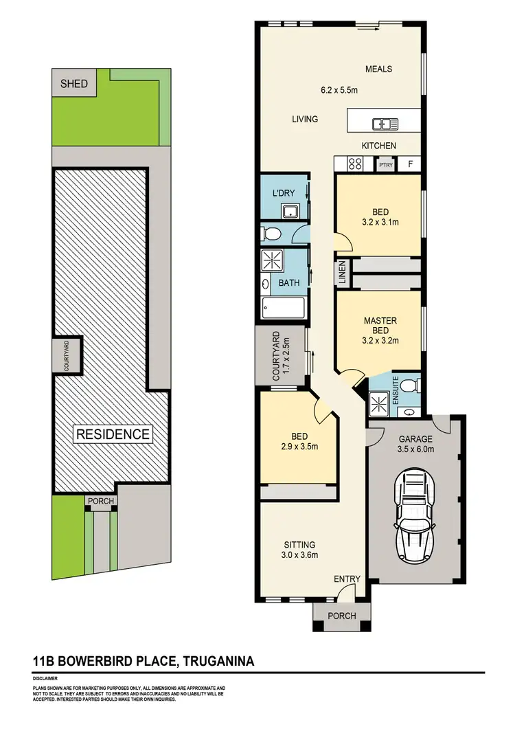 Floorplan of Homely unit listing, 11b Bowerbird Place, Truganina VIC 3029