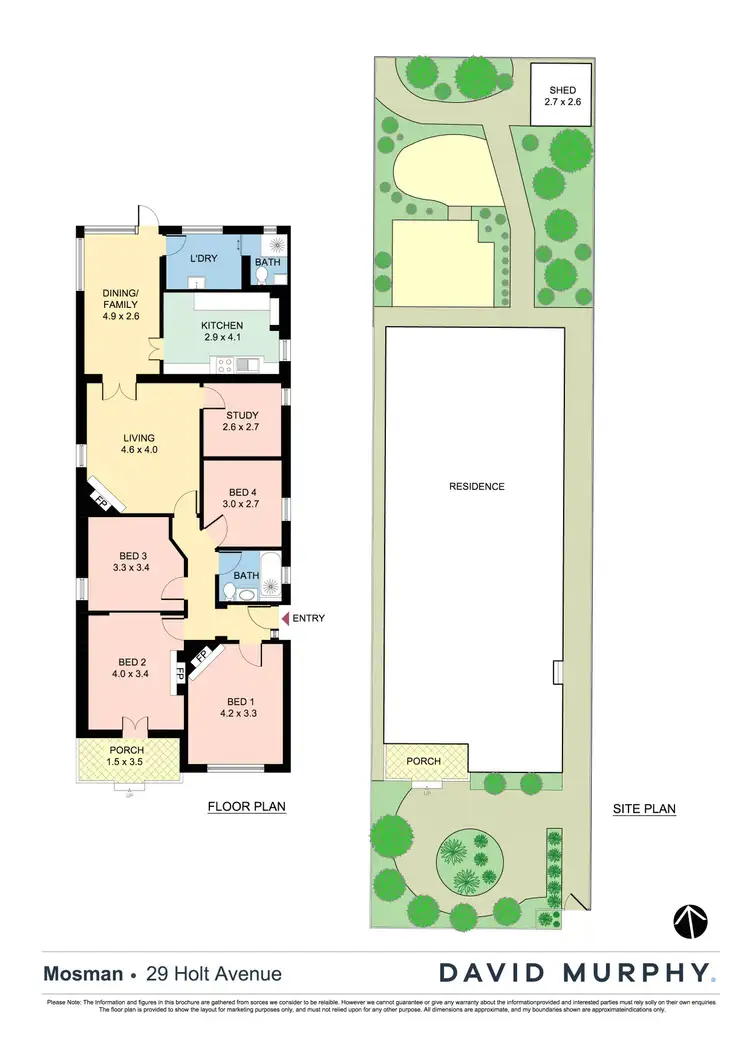 Floorplan of Homely house listing, 29 Holt Avenue, Mosman NSW 2088