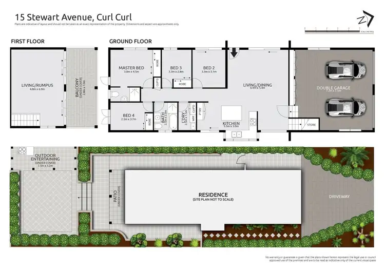 Floorplan of Homely house listing, 15 Stewart Avenue, Curl Curl NSW 2096