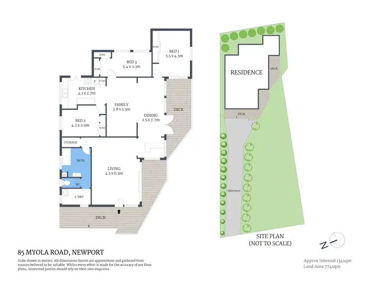 Floorplan of Homely house listing, 85 Myola Road, Newport NSW 2106