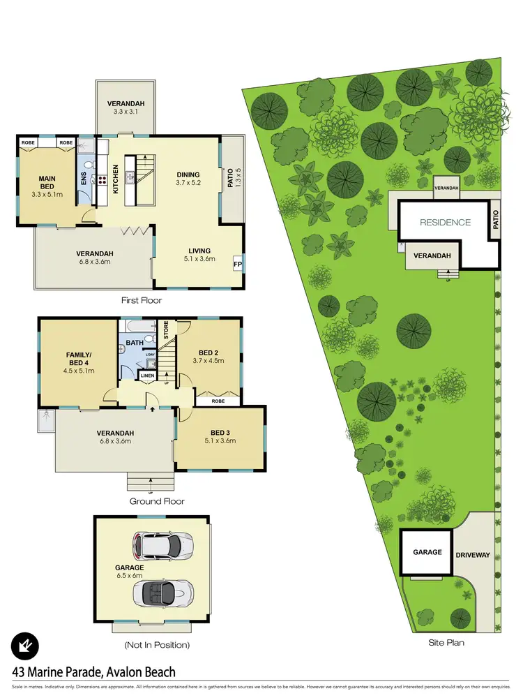 Floorplan of Homely house listing, 43 Marine Parade, Avalon Beach NSW 2107