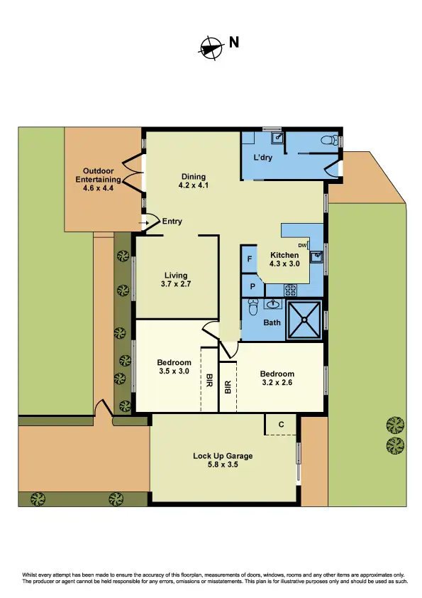 Floorplan of Homely house listing, 1/26 Carlton Street, Braybrook VIC 3019