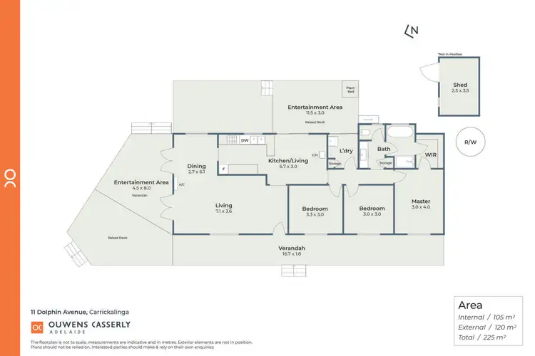 Floorplan of Homely house listing, 11 Dolphin Avenue, Carrickalinga SA 5204
