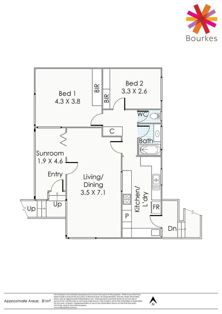 Floorplan of Homely apartment listing, 6/88 Labouchere Road, South Perth WA 6151