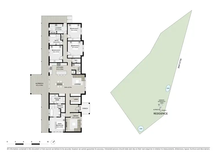 Floorplan of Homely rural property listing, 221 Sills Lane, Mudgee NSW 2850