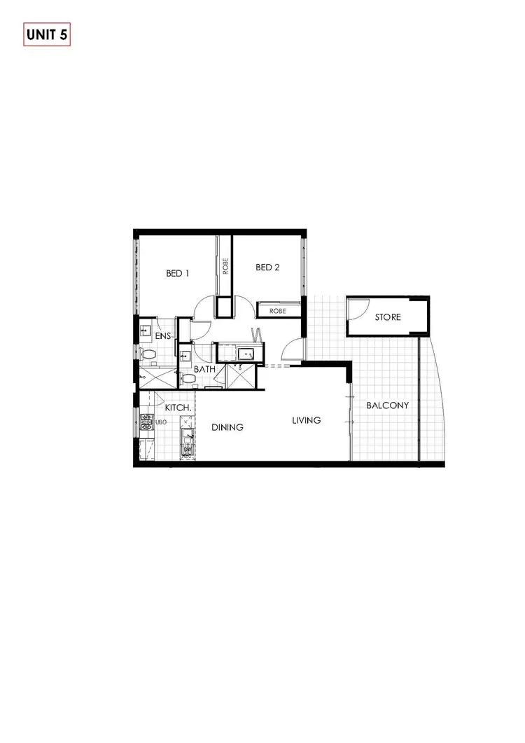 Floorplan of Homely apartment listing, 5/22 Fulham Street, Kewdale WA 6105