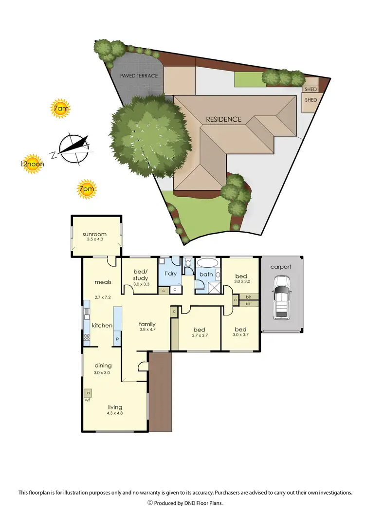 Floorplan of Homely house listing, 6 Berwick Close, Frankston VIC 3199