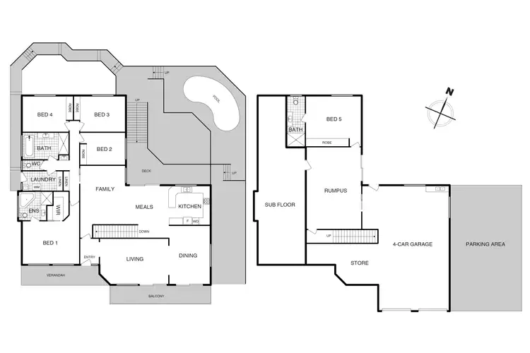 Floorplan of Homely house listing, 8 Tuthill Place, Calwell ACT 2905
