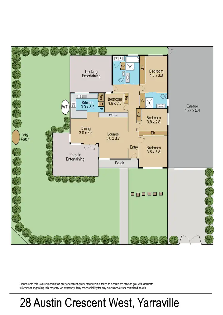 Floorplan of Homely house listing, 28 Austin Crescent West, Yarraville VIC 3013