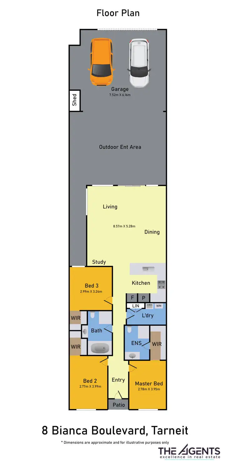 Floorplan of Homely house listing, 8 Bianca Boulevard, Tarneit VIC 3029