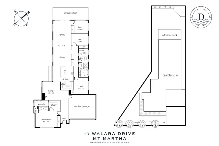 Floorplan of Homely house listing, 19 Walara Drive, Mount Martha VIC 3934