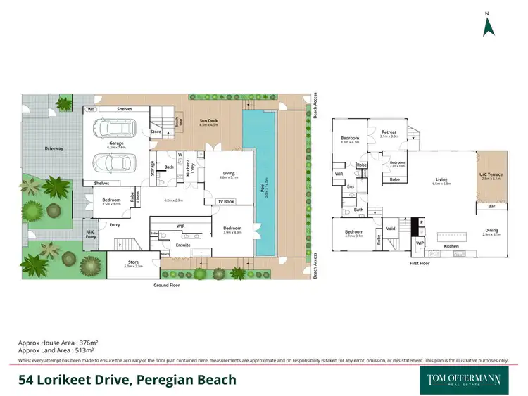 Floorplan of Homely house listing, 54 Lorikeet Drive, Peregian Beach QLD 4573