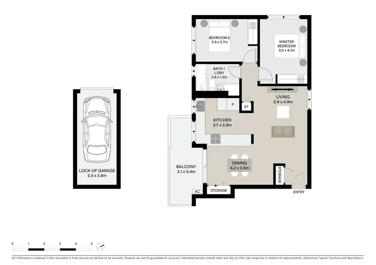 Floorplan of Homely apartment listing, 8/16 Evans Avenue, Eastlakes NSW 2018