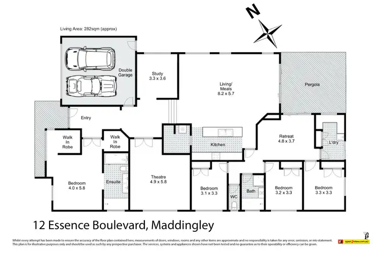 Floorplan of Homely house listing, 12 Essence Boulevard, Maddingley VIC 3340