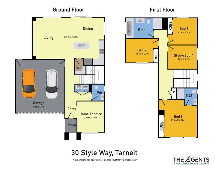 Floorplan of Homely house listing, 30 Style Way, Tarneit VIC 3029