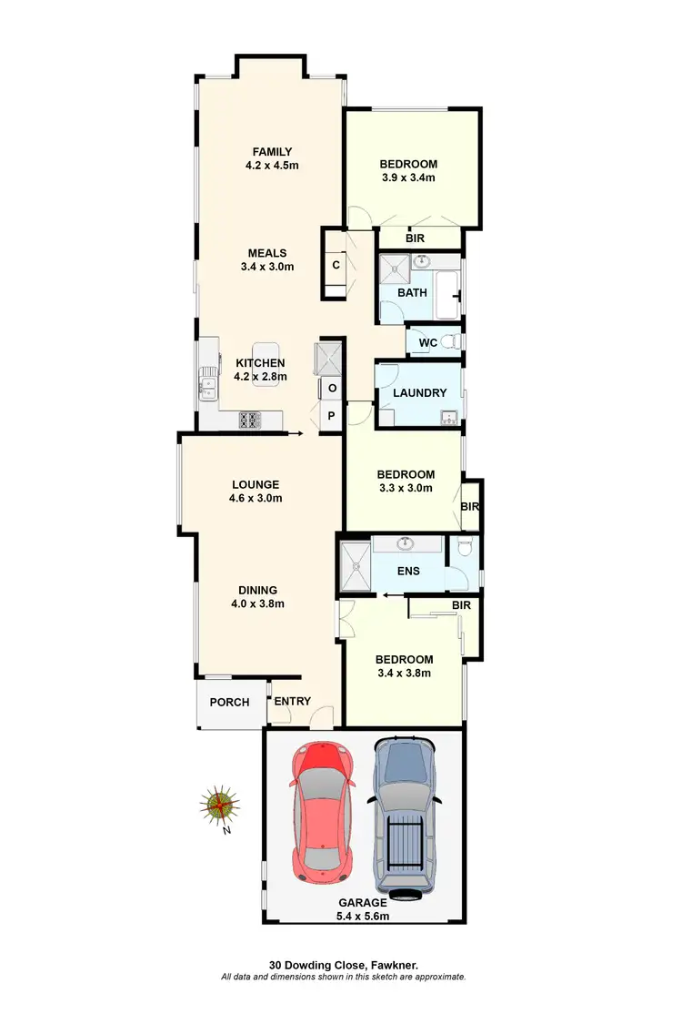 Floorplan of Homely house listing, 30 Dowding Close, Fawkner VIC 3060