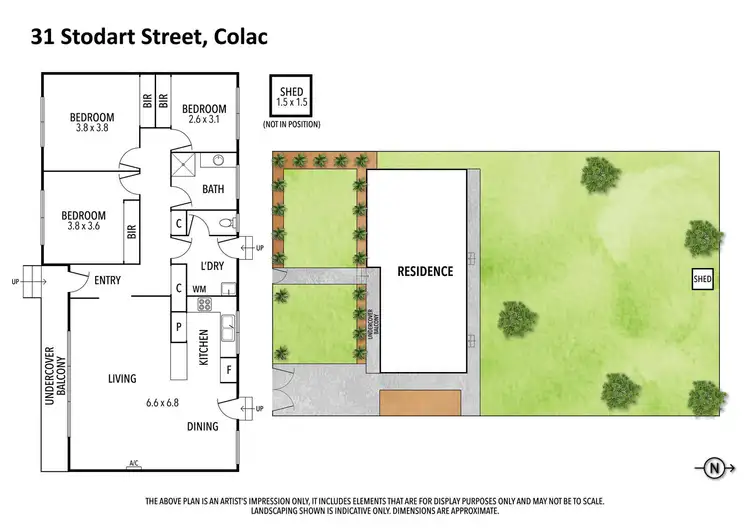 Floorplan of Homely house listing, 31 Stodart Street, Colac VIC 3250
