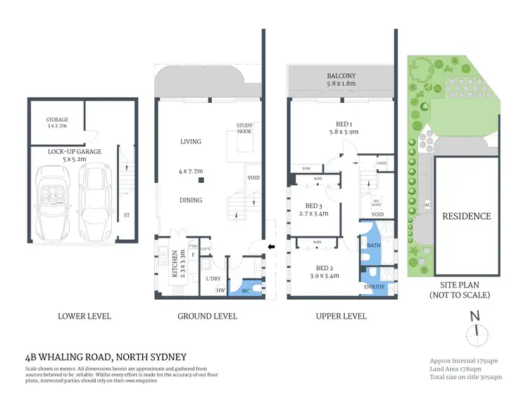Floorplan of Homely apartment listing, 4B Whaling Road, North Sydney NSW 2060