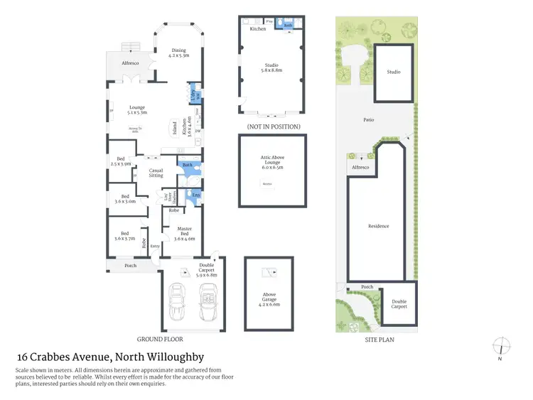 Floorplan of Homely house listing, 16 Crabbes Avenue, Willoughby NSW 2068