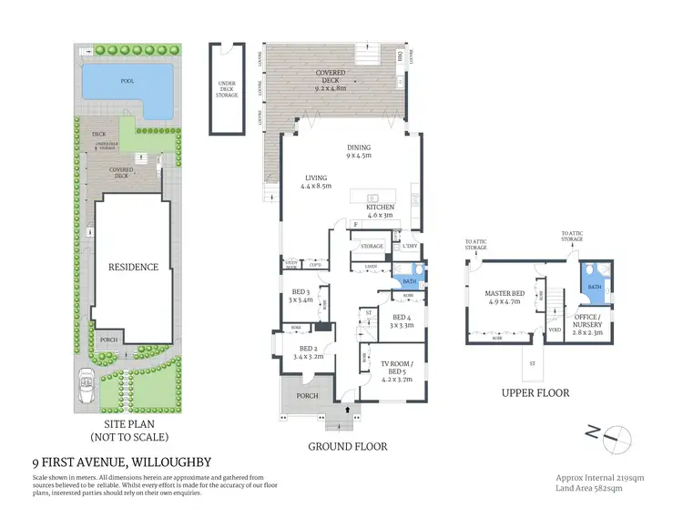 Floorplan of Homely house listing, 9 First Avenue, Willoughby NSW 2068