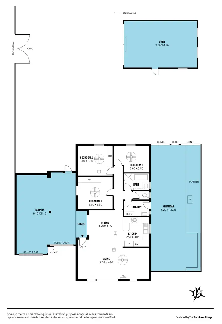 Floorplan of Homely house listing, 8 Jordan Drive, Morphett Vale SA 5162
