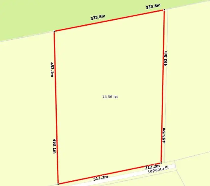 Floorplan of Homely land listing, LOT 3423, 125 Lepanto, Dundee Beach NT 840