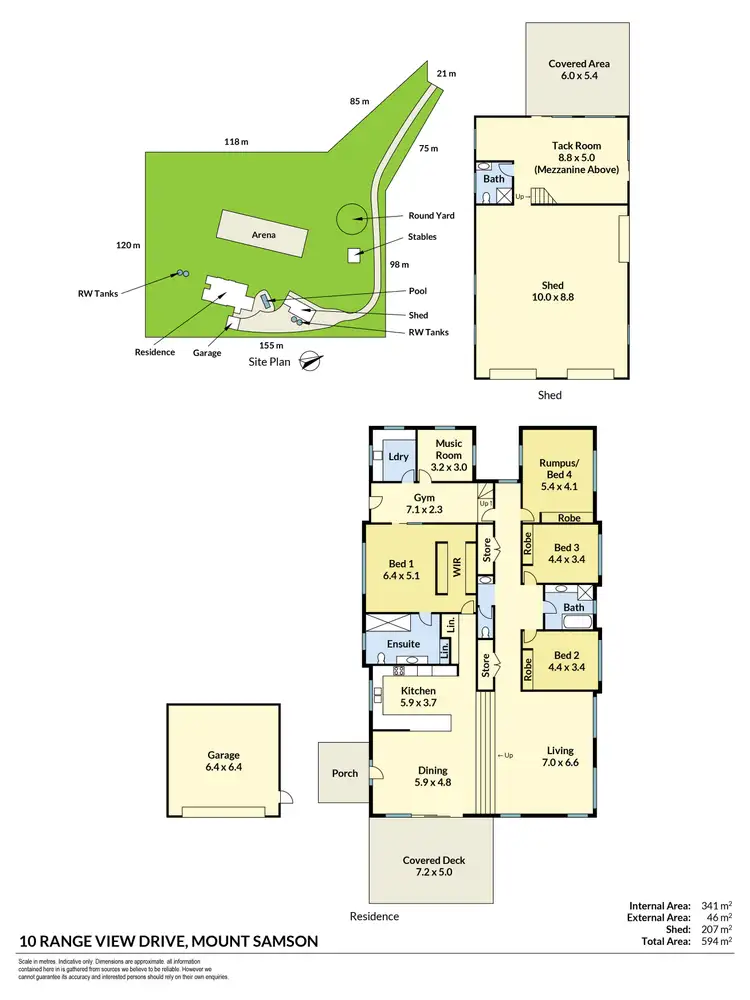 Floorplan of Homely house listing, 10 Range View Drive, Mount Samson QLD 4520