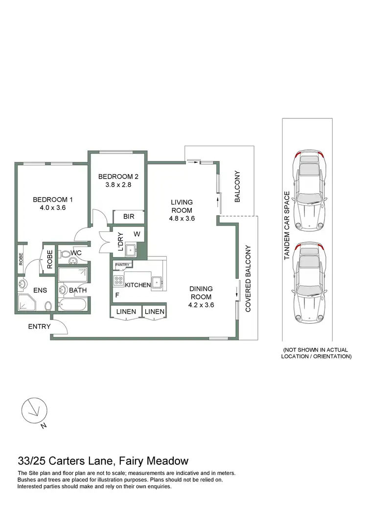 Floorplan of Homely apartment listing, 33/25 Carters Lane, Fairy Meadow NSW 2519