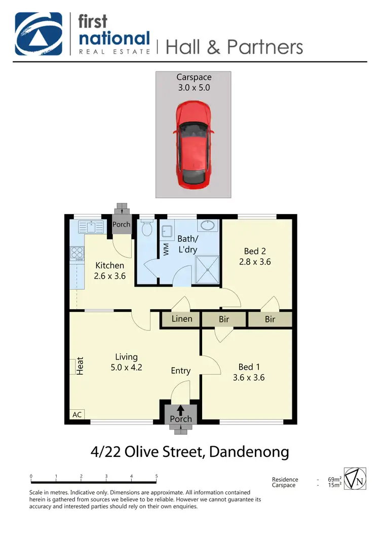 Floorplan of Homely unit listing, 4/22 Olive Street, Dandenong VIC 3175