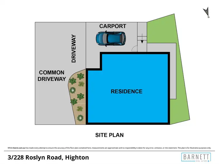 Floorplan of Homely unit listing, 3/228 Roslyn Road, Highton VIC 3216
