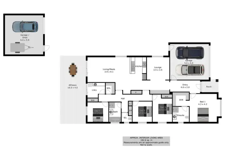 Floorplan of Homely house listing, 7 McDonnell Street, Wahgunyah VIC 3687