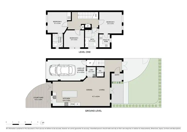 Floorplan of Homely townhouse listing, 3/1502 High Street, Glen Iris VIC 3146