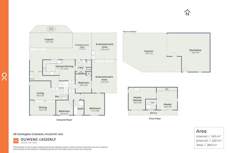 Floorplan of Homely house listing, 49 Conington Crescent, Morphett Vale SA 5162