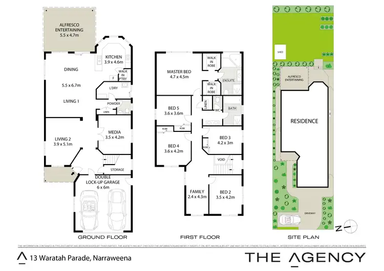 Floorplan of Homely house listing, 13 Waratah Parade, Narraweena NSW 2099