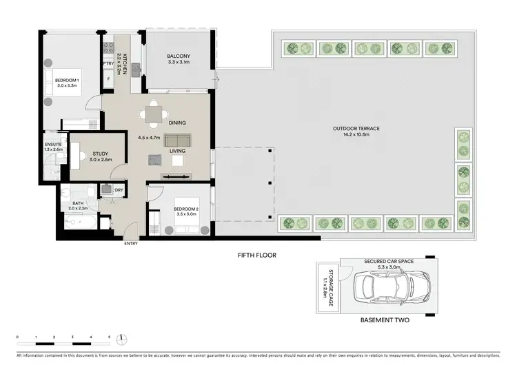 Floorplan of Homely apartment listing, 503b/1 Jack Brabham Drive, Hurstville NSW 2220