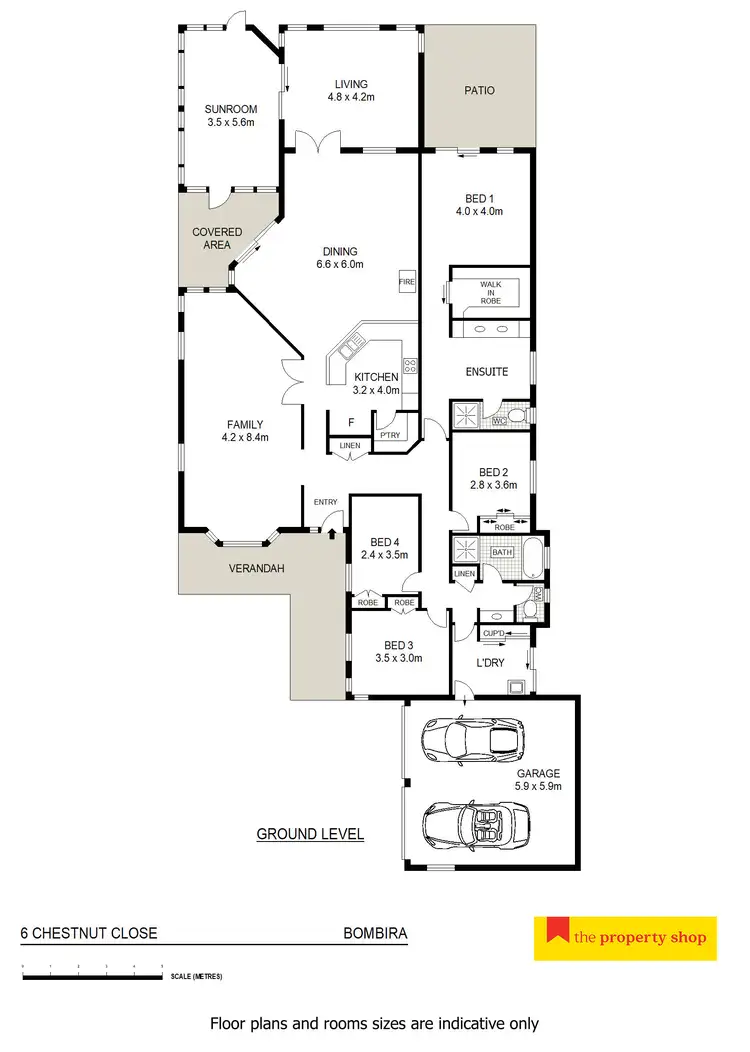 Floorplan of Homely house listing, 6 Chestnut Close, Mudgee NSW 2850