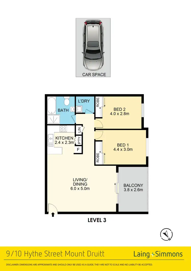 Floorplan of Homely unit listing, 9/10 Hythe Street, Mount Druitt NSW 2770