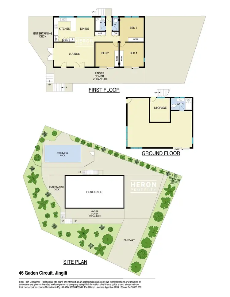 Floorplan of Homely house listing, 46 Gaden Circuit, Jingili NT 810