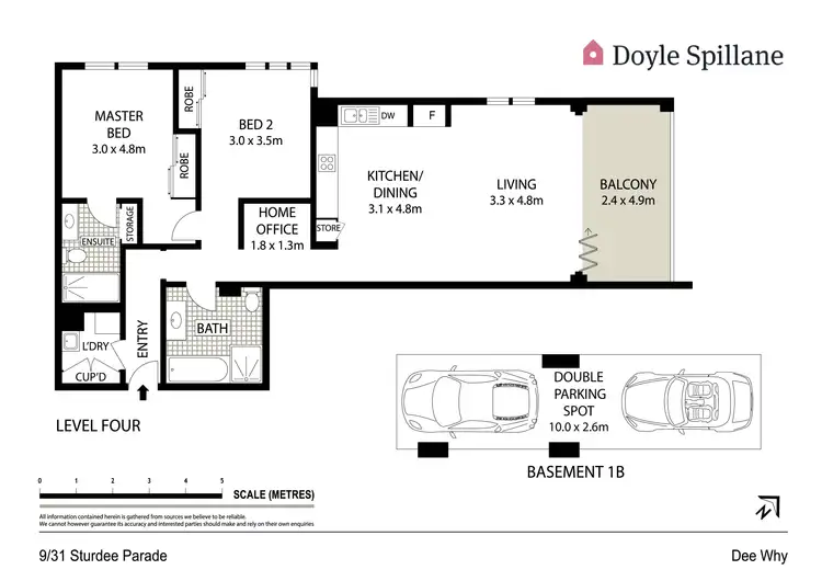 Floorplan of Homely apartment listing, 9/31-33 Sturdee Parade, Dee Why NSW 2099
