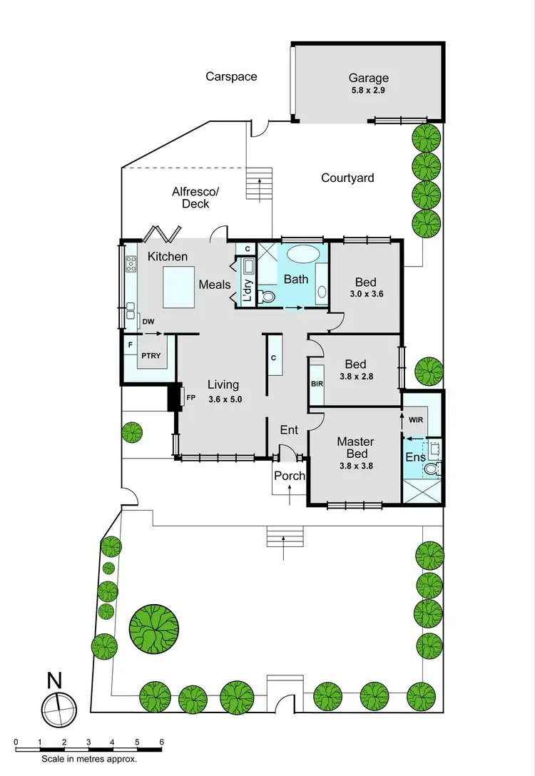 Floorplan of Homely unit listing, 1/11 Therese Ave, Mount Waverley VIC 3149