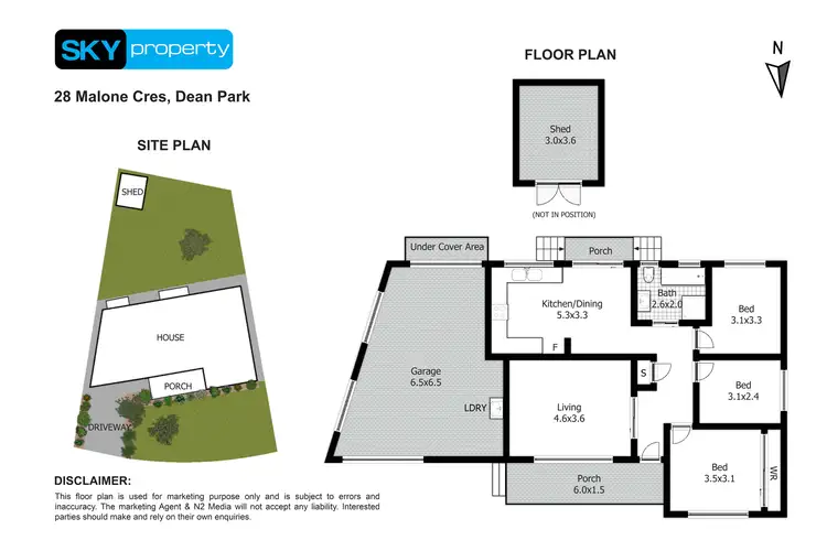 Floorplan of Homely house listing, 28 Malone Crescent, Dean Park NSW 2761