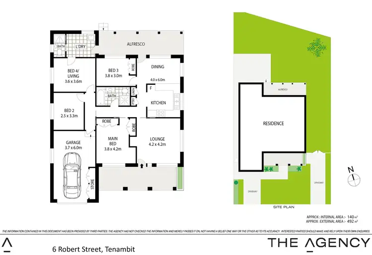 Floorplan of Homely house listing, 6 Robert Street, Tenambit NSW 2323