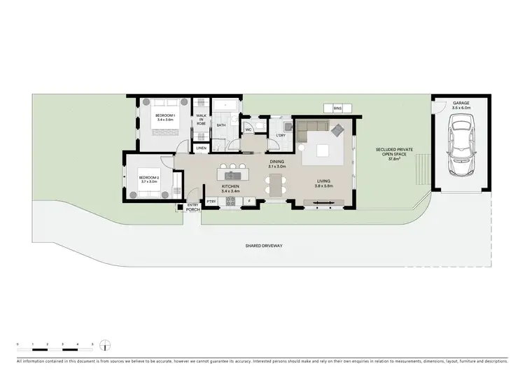 Floorplan of Homely unit listing, 1/90 Breakwater Road, Breakwater VIC 3219