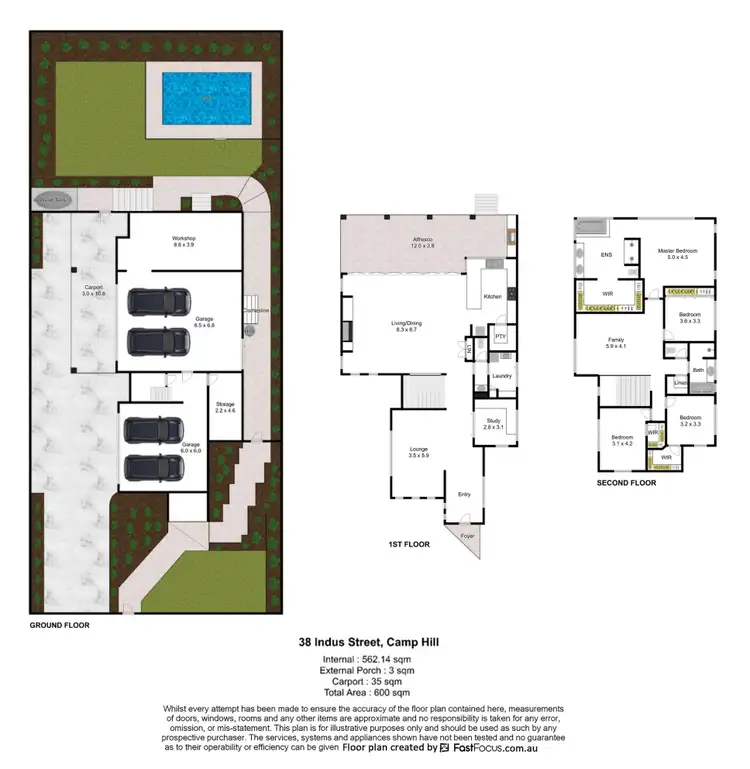 Floorplan of Homely house listing, 38 Indus Street, Camp Hill QLD 4152