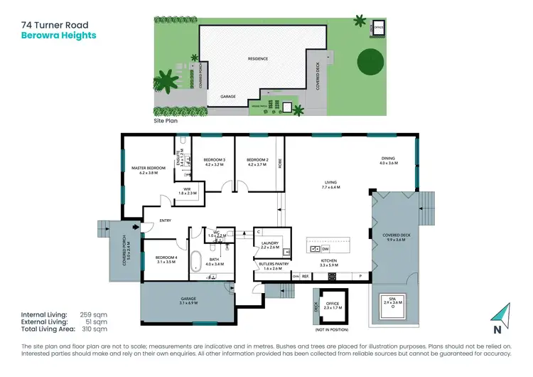 Floorplan of Homely house listing, 74 Turner Road, Berowra Heights NSW 2082